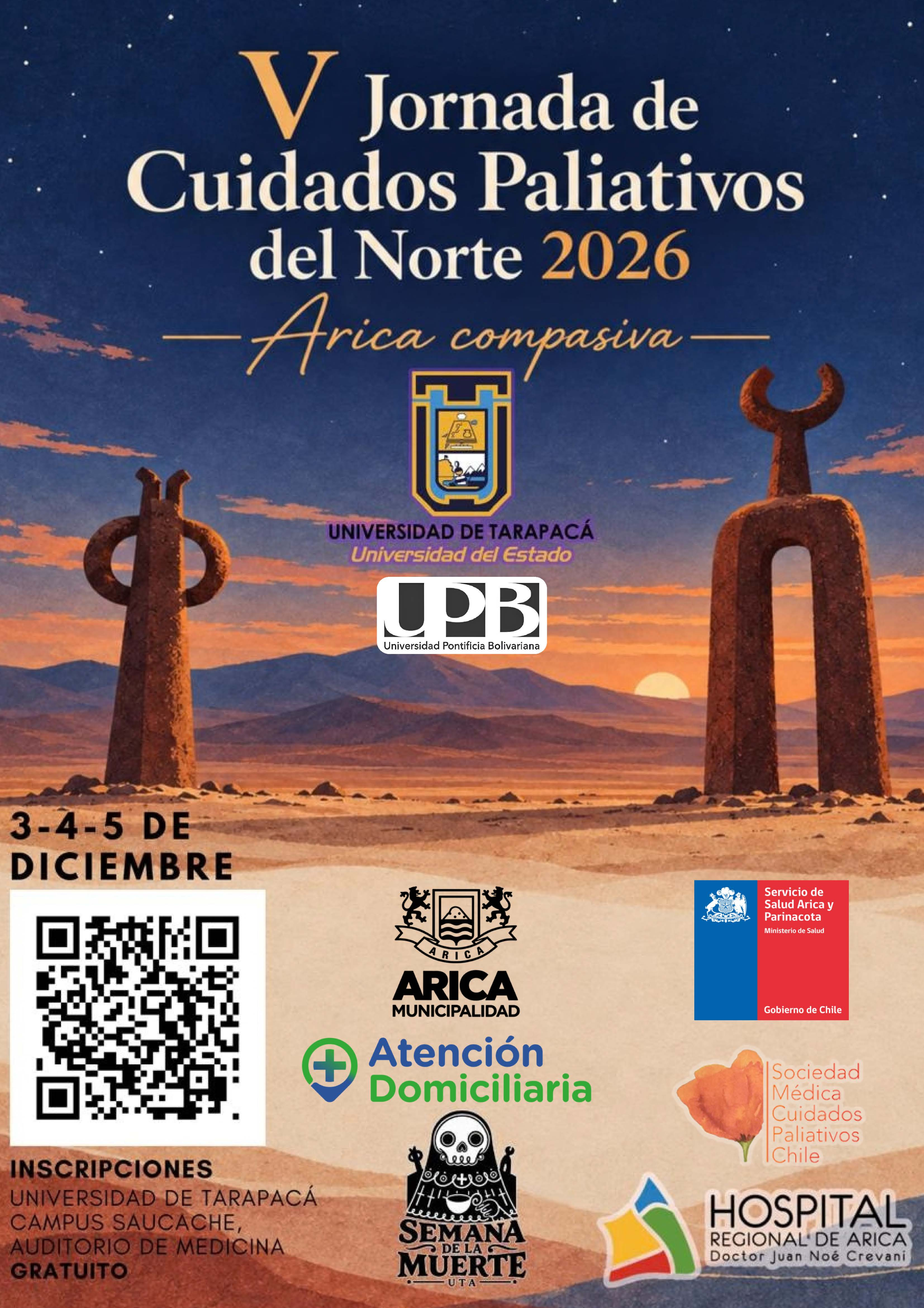 V Jornada de Cuidados Paliativos del Norte 2026 Arica Compasiva